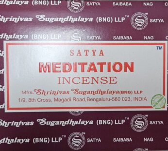 MEDITATION – SATYA INCENSE -15GM